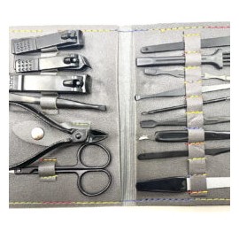 Set de herramientas para manicure. Incluye Estuche