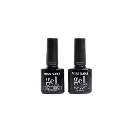 Kit de Base + Top Coat Brillante Miss Nana