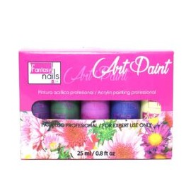 Art Paint Floral Fantasy Nails