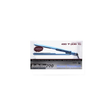 Plancha De Cabello Babylisspro Nano Titanium 9557 Bnt9557es Azul