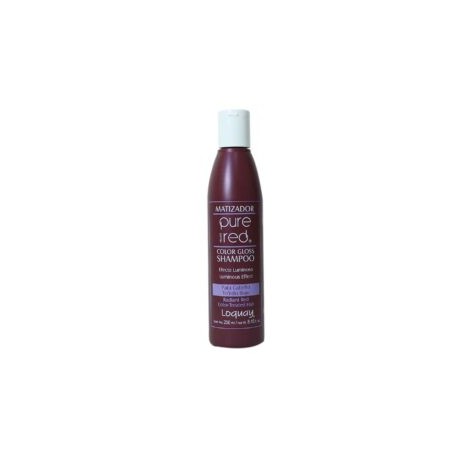 SHAMPOO PURE RED PARA CABELLO TEÑIDO ROJO | LOQUAY 250 ML